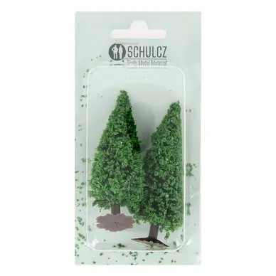 Arbre de modélisme 80 mm Vert x 2 - Schulcz Certifié