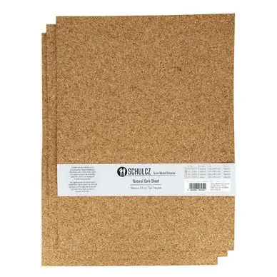 Plaque de liège grain fin 30 x 40 cm ep. 2 mm - 3 pcs - Schulcz Meilleur Prix