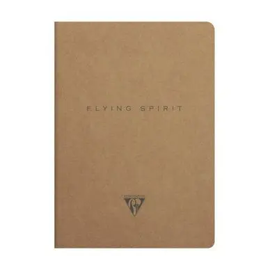 Carnet Flying Spirit kraft 14,8 x 21 cm 96 pages Lignées 90g/m² - Clairefontaine Vente Flash