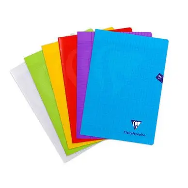 Prix Cassé Cahier couverture polypropylène A4 cm 96 p - Clairefontaine