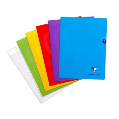 Cahier couverture polypropylène 24 x 32 cm 48 p - Clairefontaine Soldes