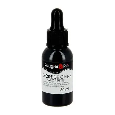 Flacon d'encre de Chine 30 ml R&P + pipette - Rougier&Plé Affaire À Saisir