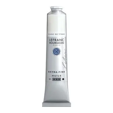 Prix Promo Peinture à l'huile extra-fine LB 200 ml Blanc de titane - Lefranc Bourgeois