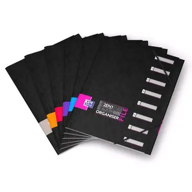 Achat Immédiat Trieur pour format A4 à 8 compartiments - Oxford