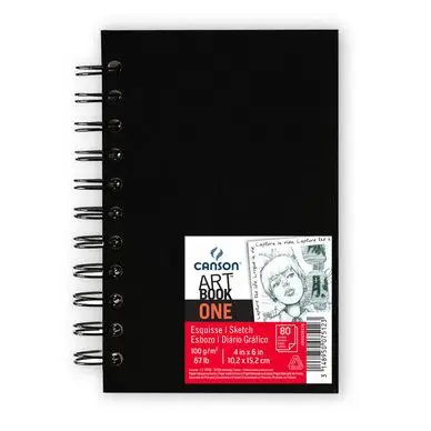 Meilleure Vente Livre de dessin à spirale Art Book One - Canson