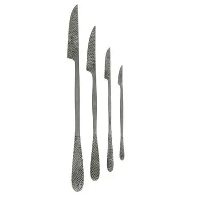 Authentique Outil de sculpture set S Rifloir - 4 pièces - Esprit Composite