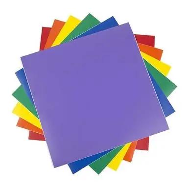 Film vinyle Assortiment Basique 6 feuilles - Silhouette Usine Directe