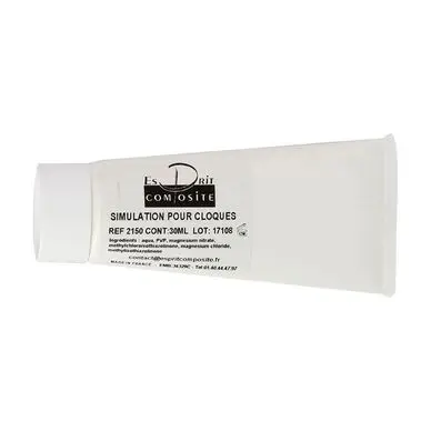 Simulation de cloques tube 30 g - Esprit Composite Top Vente
