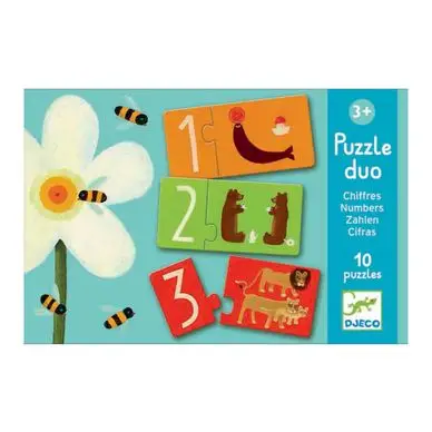 Puzzle duo Les Chiffres - Djeco Meilleure Vente