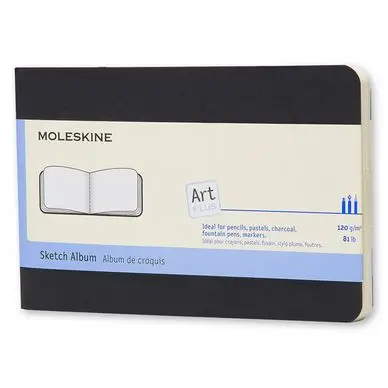 Album croquis Papier 120 g/m² 9 x 14 cm - Moleskine Super Prix