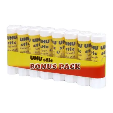 Quantité Limitée Colle en stic 8 g Lot de 8 bâtons - Uhu