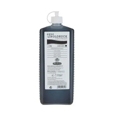 Populaire Encre noire pour linogravure Aqua Linoldruck 1000 ml - Schmincke
