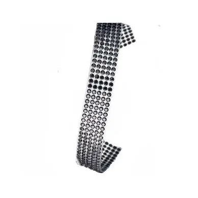 Offre Limitée Bande de Crystaltex-It 62030 4 rangs - 50 cm - Jet - Cristaux de Swarovski