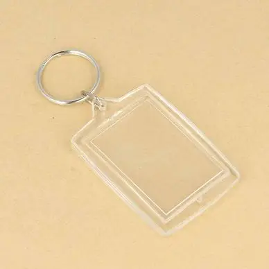 Porte-clés Photo rectangle 3 x 4,5 cm 4 pcs - Artemio Prix Bas