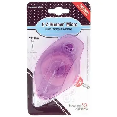 Haute Qualité Micro strips adhésifs double-face permanents E-Z-Runner - Scrapbook Adhesives