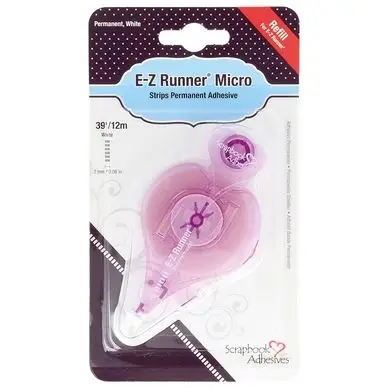 Offre Exclusive Recharge micro strips adhésifs double-face permanents E-Z-Runner - Scrapbook Adhesives