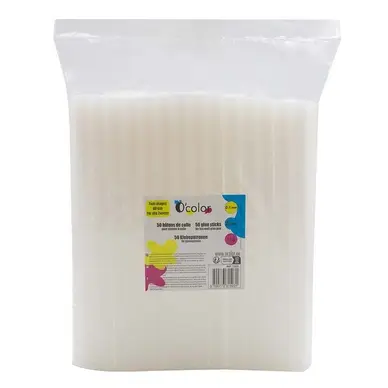 Certifié Bâton de colle Ø 11 mm L 20 cm 50 pièces - O'color
