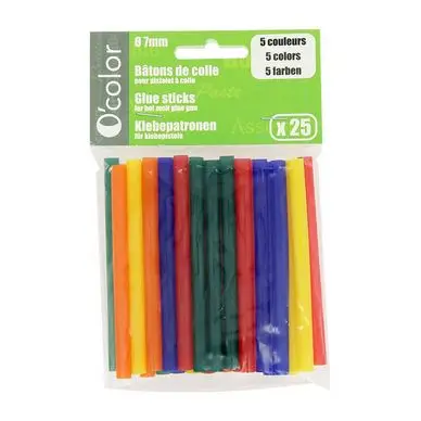 Acheter En Ligne Bâton de colle Couleur Ø 7 mm L.10 cm - O'color