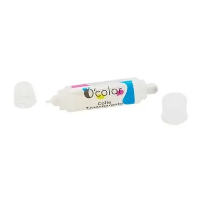 Nouvel Arrivage Colle transparente Double applicateur 42 ml - O'color