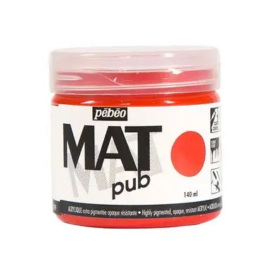 Dernière Chance Peinture acrylique Mat Pub 140 ml - Pébéo