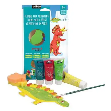 Gouache enfant Primacolor Set Dinosaures - Pébéo Offre Du Jour