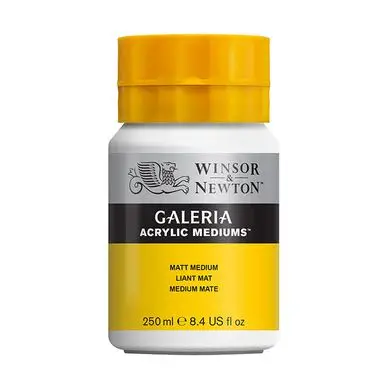 Remise Médium mat acrylique Galeria 250 ml - Winsor & Newton