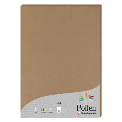 Nouveauté Feuille faire part Pollen 200 g A4 210 x 297 mm par 25 - Clairefontaine