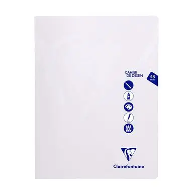 Cahier de dessin 24 x 32 cm 48 pages Mimesys - Clairefontaine Meilleure Vente