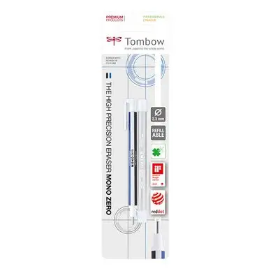Porte-gomme Mono Zero pointe ronde + Recharge - Tombow Promotion Saisonnière