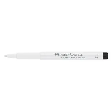 Feutre Blanc 1,5 mm Pitt - Faber-Castell Nouveauté