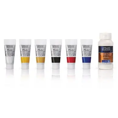 Populaire Peinture vinylique extra-fine Flashe Assortiment 6 tubes 20 ml - Lefranc Bourgeois