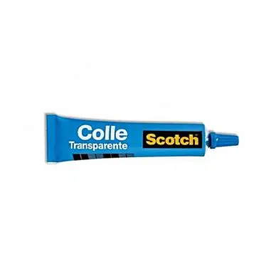 Tube de colle transparente sans solvant 30 ml - Scotch Vente Flash