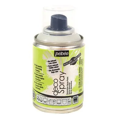 Peinture en bombe decoSpray 100 ml Phosphorescent - Pébéo Meilleur Choix