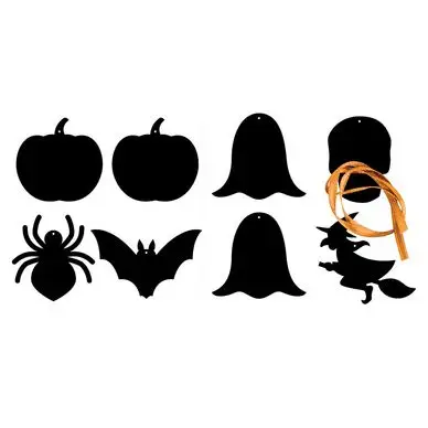 Décoration Halloween à gratter 8 pcs - CTOP Commander Maintenant