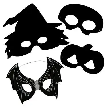 Offre Du Jour Masque à gratter Halloween 4 pcs - CTOP