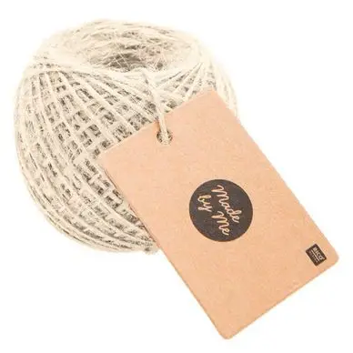 Ficelle en jute Ø 1 mm 50 m Crème - Rico Design Expédié Aujourd'hui