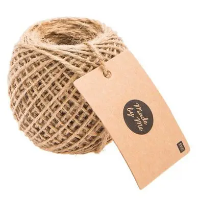 Ficelle en jute Ø 2 mm 50 m Naturelle - Rico Design Haute Qualité