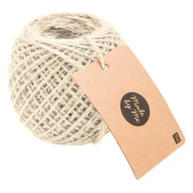 Ficelle en jute Ø 2 mm 50 m Crème - Rico Design Acheter Direct