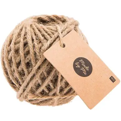 Prix Bas Ficelle en jute Ø 4 mm 25 m Naturelle - Rico Design