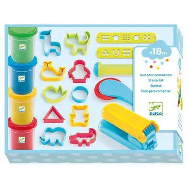 Pâte à modeler 1er âge 4 pots et 17 outils - Djeco Affaire À Saisir