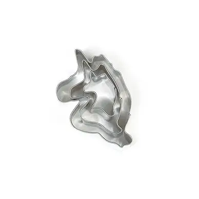 Seulement Aujourd'hui Emporte-pièces métal Licornes x 3 tailles - Graine Créative