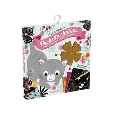 Pochette Mes créations : Cartes à gratter Chatons - Gründ Acheter En Ligne