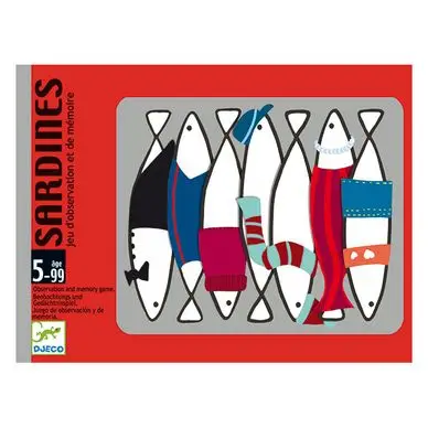 Jeu de société Sardines - Djeco Satisfait Ou Remboursé