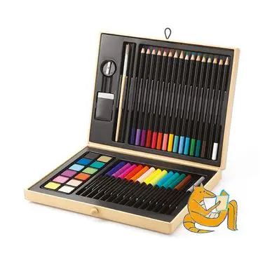 Must-Have Boîte de couleurs Matériel de dessin et peinture - Djeco