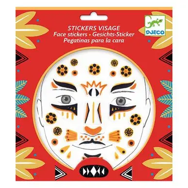 Commander Maintenant Stickers pour le visage Léopard - Djeco