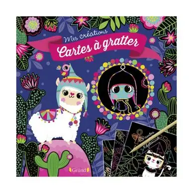 Haute Qualité Pochette Mes créations : Cartes à gratter Bébés animaux - Gründ
