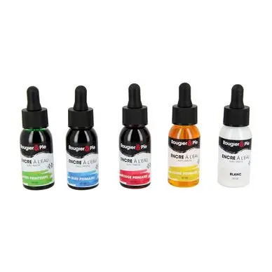 Seulement Aujourd'hui Encre à l'eau Set 5 x 30 ml - Rougier&Plé