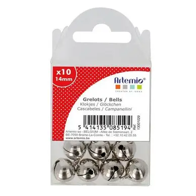 Satisfait Ou Remboursé Grelot Ø 14 mm Argent - Artemio