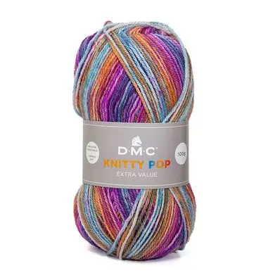 Achetez Aujourd'hui Fil à tricoter multicolore Knitty Pop 50g - DMC