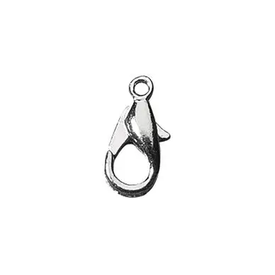 Fermoir Carabinier 13 mm Couleur platine - Rayher Nouvel Arrivage